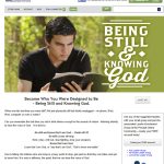 Precepts Ministries International – “Being Still and Knowing God” – Does a Picture Say a Thousand Words?